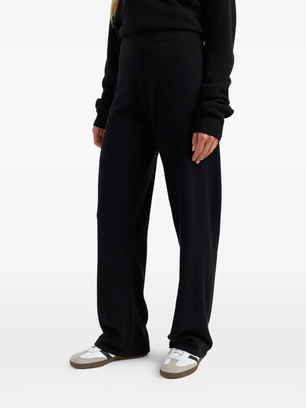 Chinti & Parker Elasticated-waistband Track Pants In Black