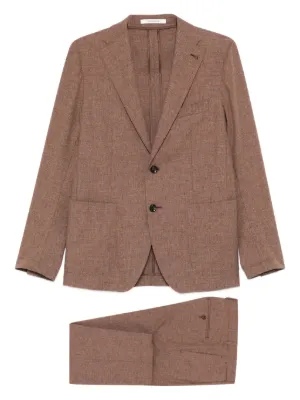Tagliatore Darrel Suit | Brown | FARFETCH SG