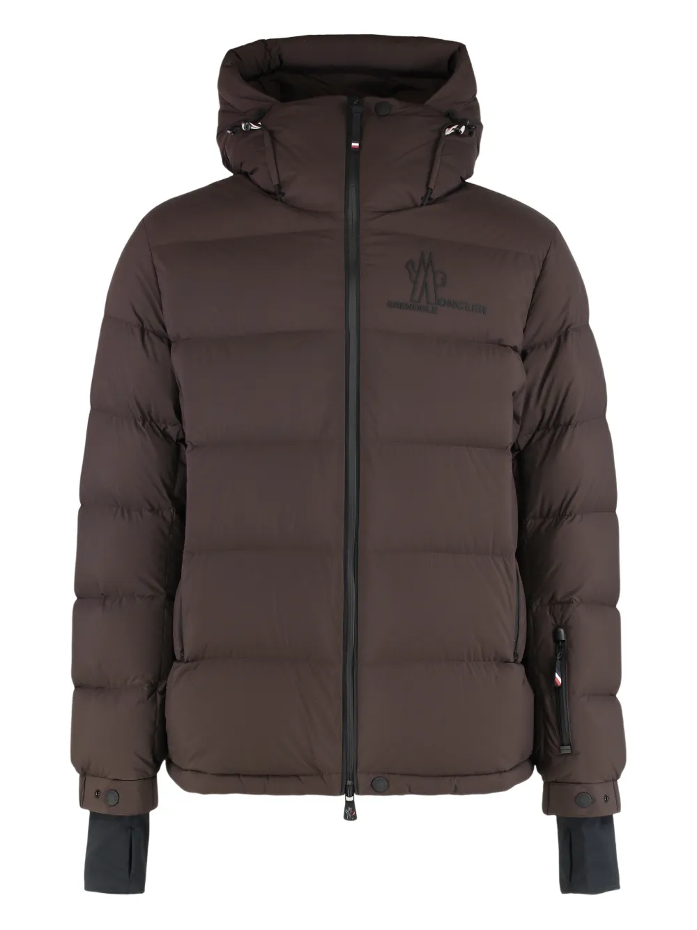 Moncler Grenoble Isorno hooded ski jacket | Brown | Image 1