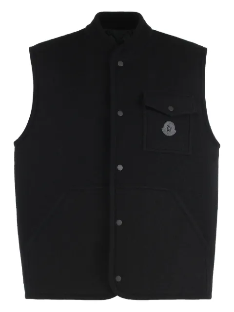 Moncler Bouclé wool gilet
