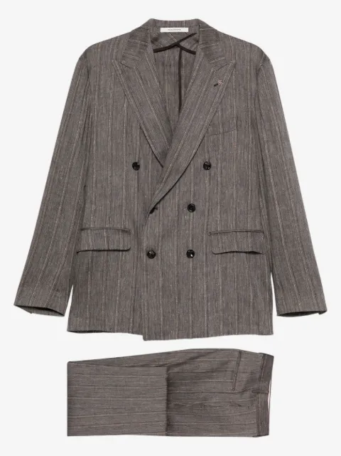Tagliatore pinstripe double-breasted blazer