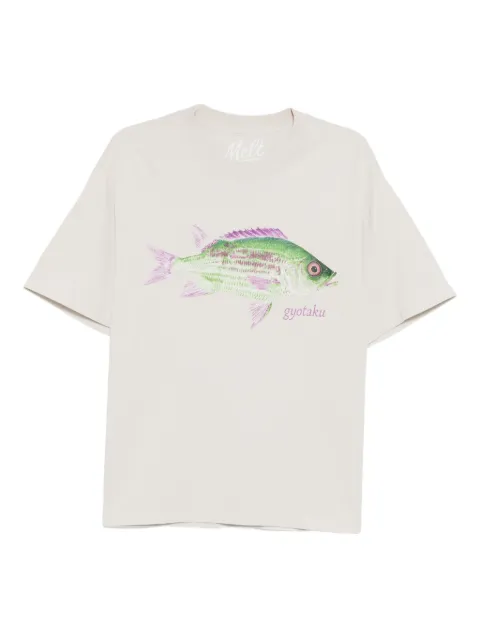 Melt cotton printed T-shirt