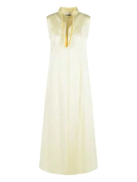 Jil Sander deep-neckline dress