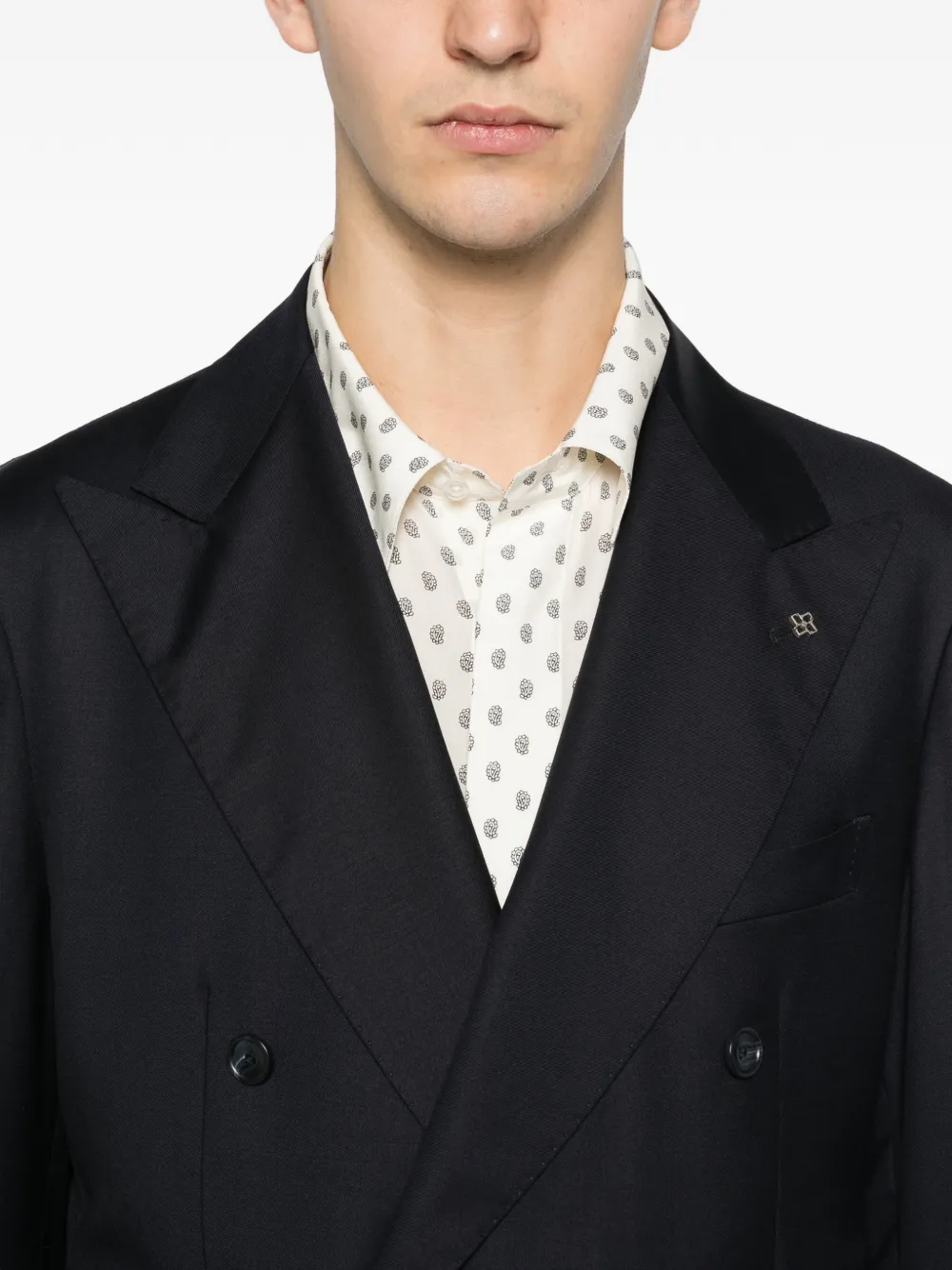 Tagliatore Pak met dubbele rij knopen Blauw