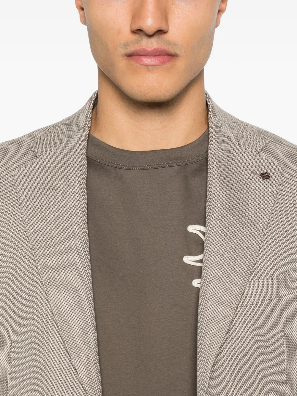 Tagliatore Blazer met knoopsluiting Beige