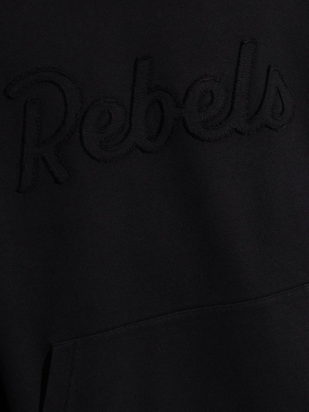 DSQUARED2 Rebels sweater met zak Zwart