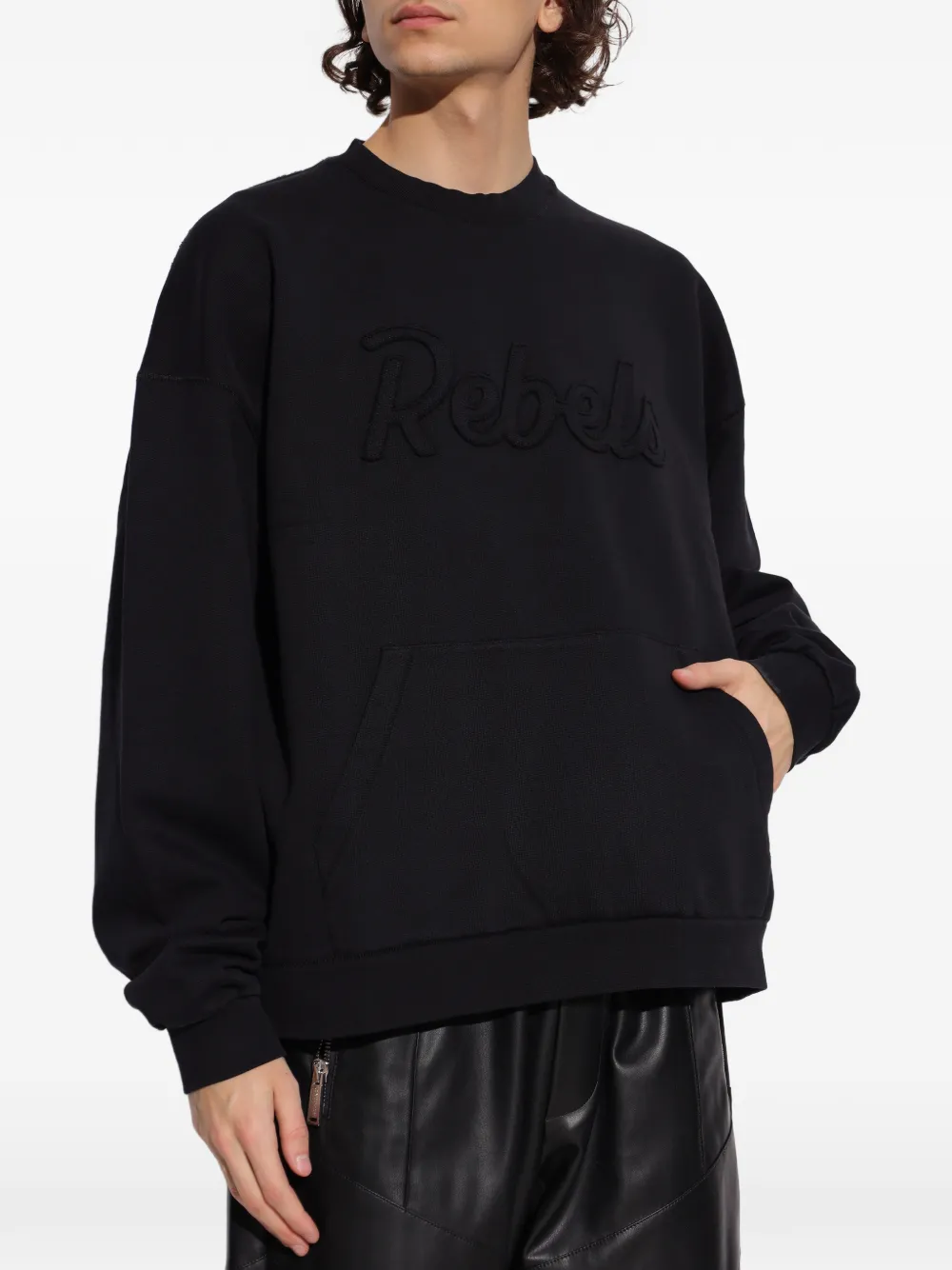  Dsquared2 Rebels Pocket Sweatshirt - Black 