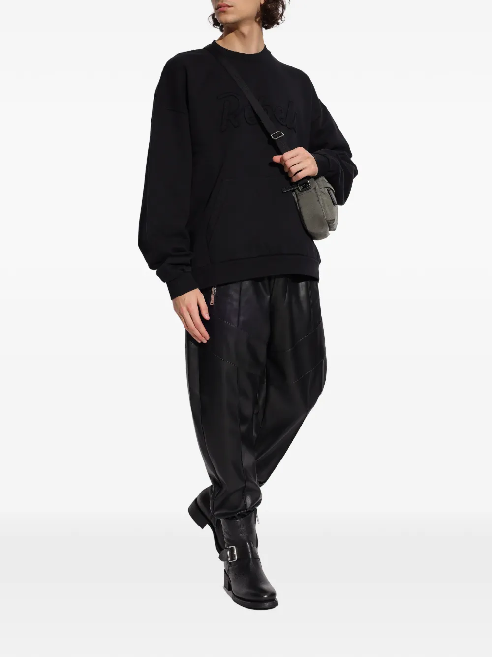 DSQUARED2 rebels pocket sweatshirt - Zwart