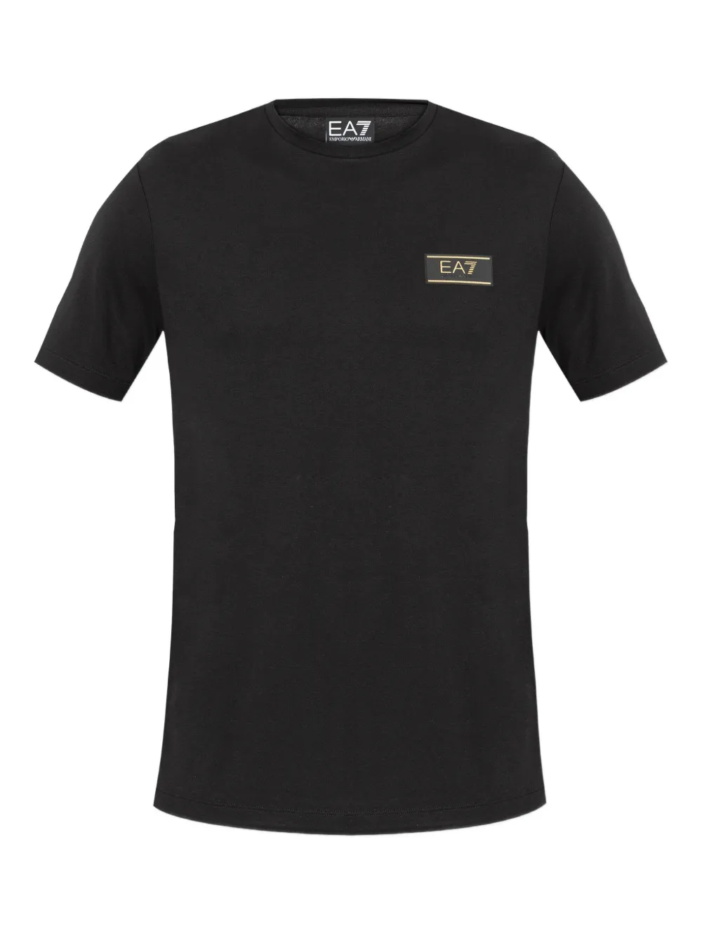 Ea7 Emporio Armani logo-patch T-shirt - Nero