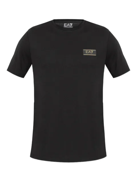 Ea7 Emporio Armani logo-patch T-shirt