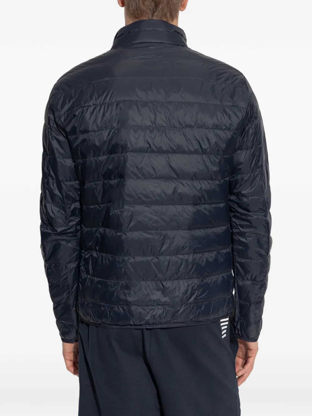 Ea7 Emporio Armani Quilted Zip Jacket | Blue | FARFETCH ZA