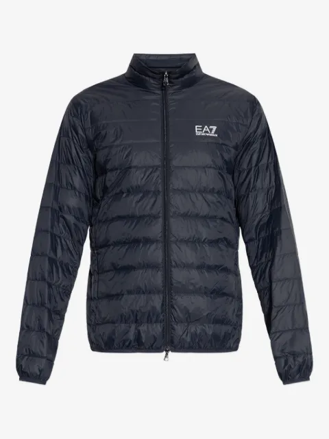 Ea7 Emporio Armani quilted zip jacket