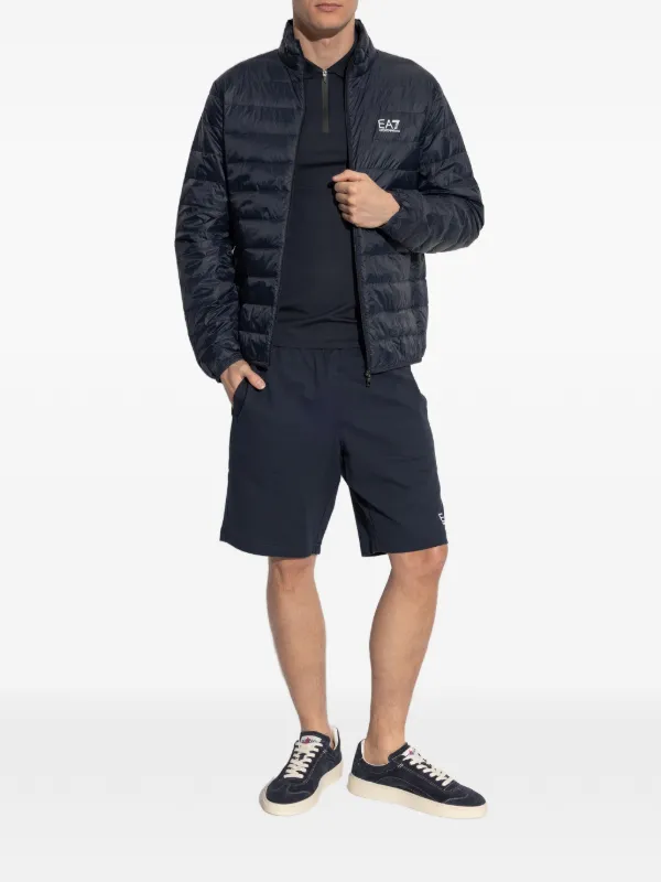 EA7 Emporio Armani ダークブルー ナイロンジャケット Ea7 Emporio