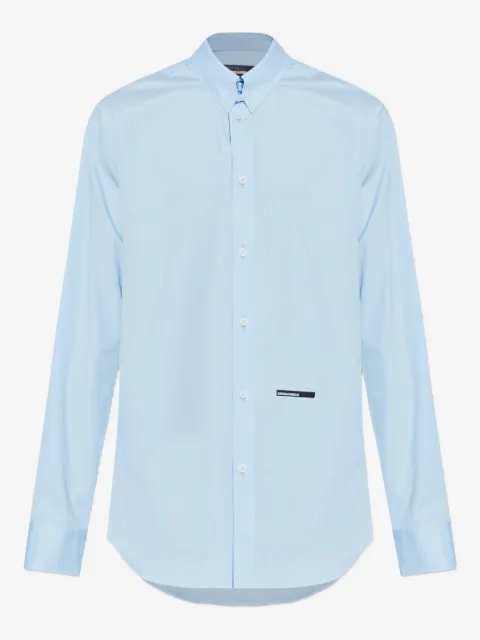 DSQUARED2 logo-plaque shirt