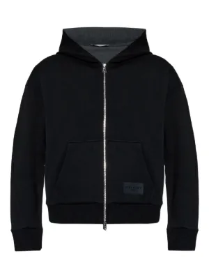 Givenchy 黒 ジップアップパーカー　Lサイズ Givenchy ジップアップ パーカー | ブラック | FARFETCH JP