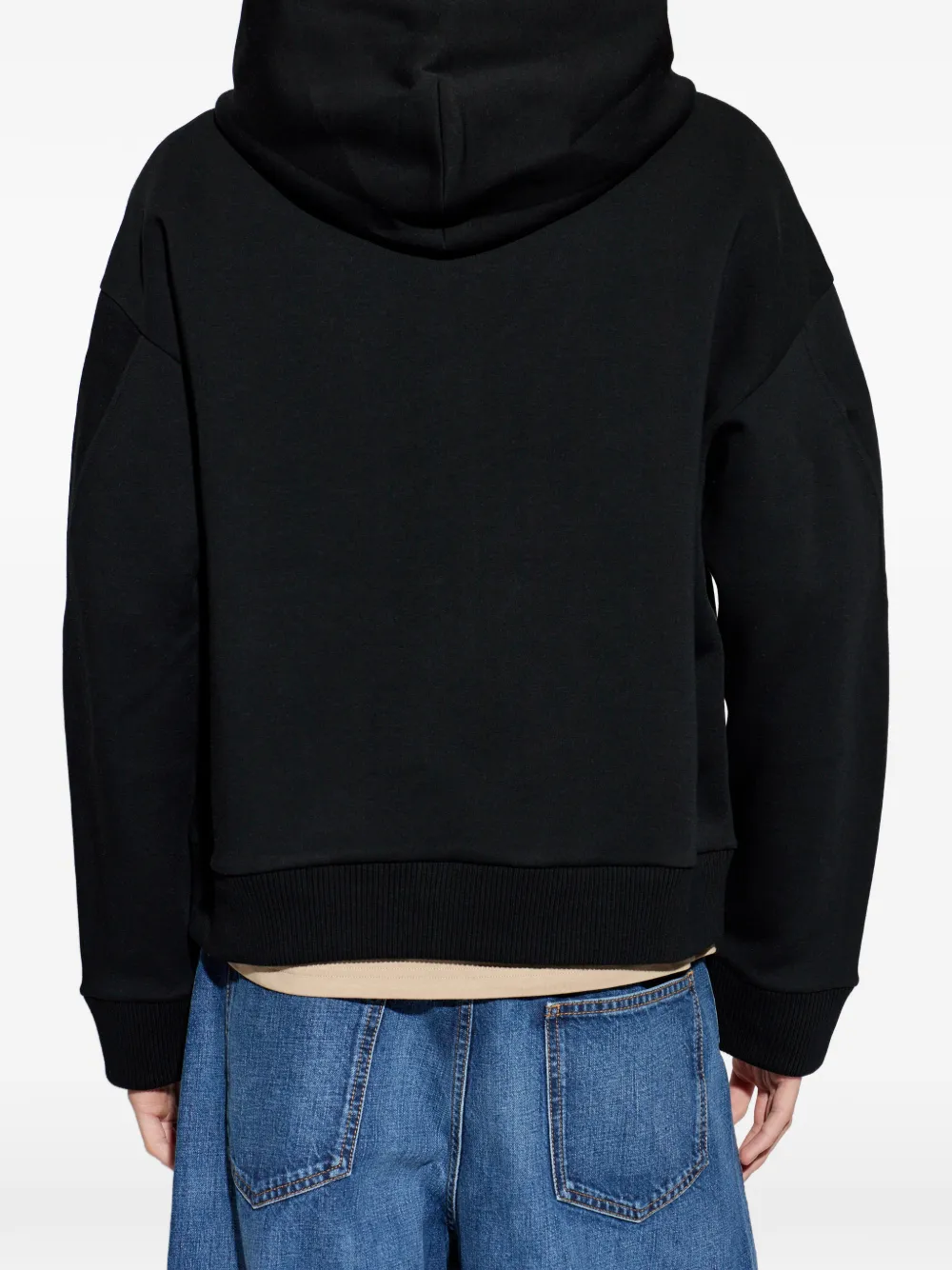 Givenchy Hoodie met logopatch Zwart