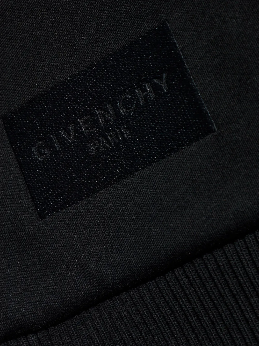 Givenchy Hoodie met logopatch Zwart
