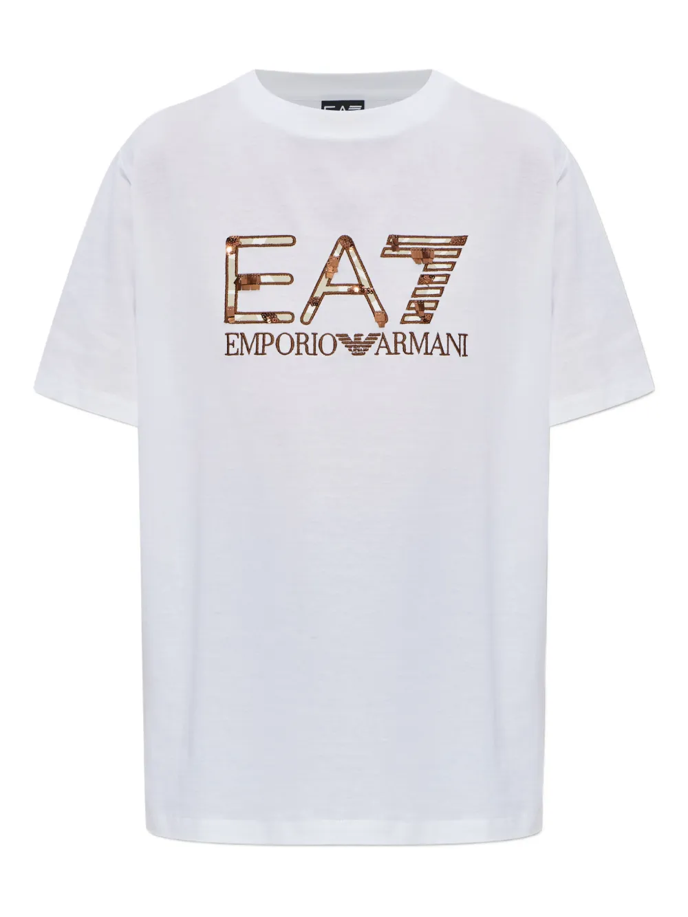 Ea7 Emporio Armani logo T-shirt - Bianco