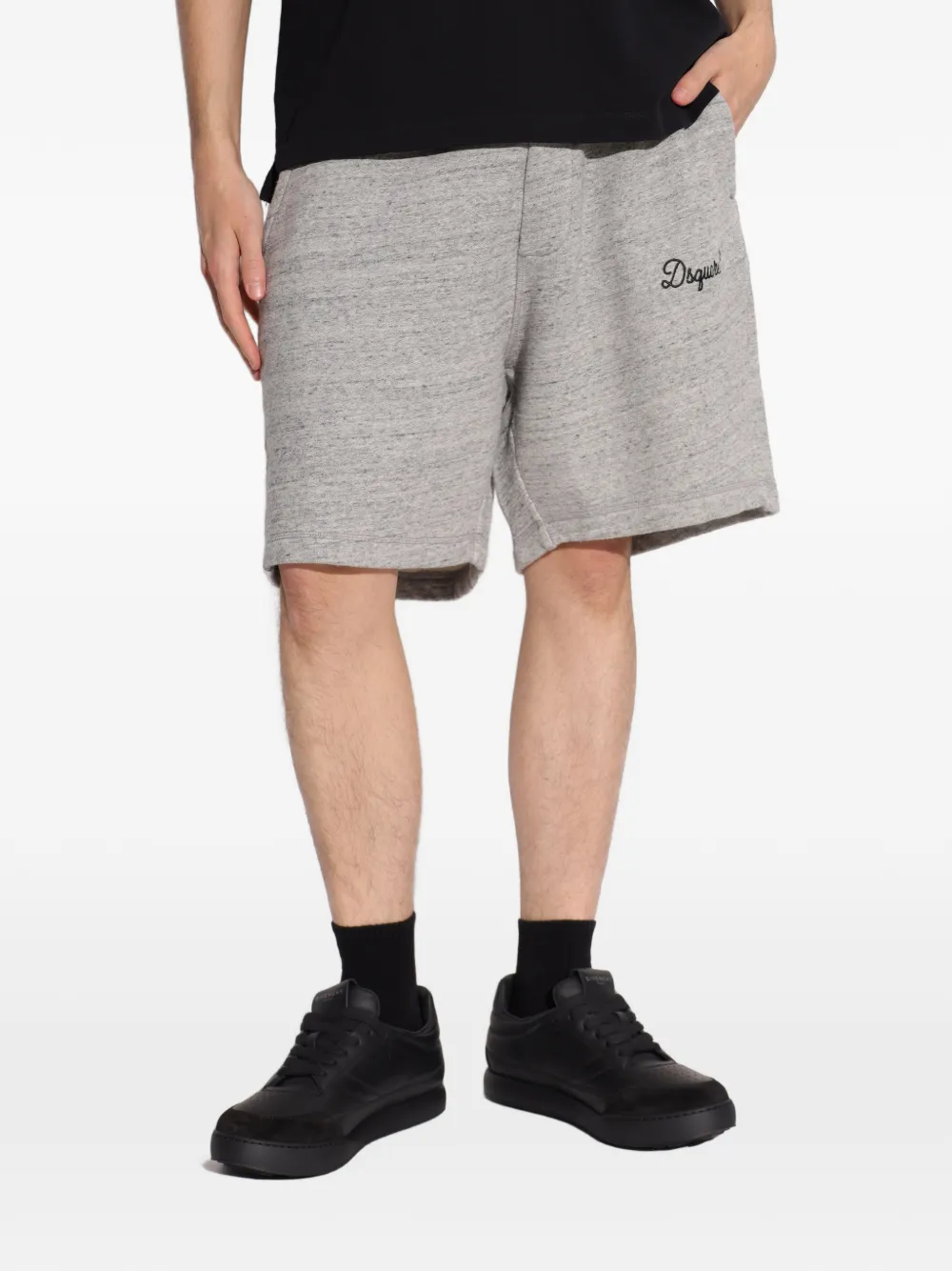 DSQUARED2 Trainingsshorts met borduurwerk Grijs