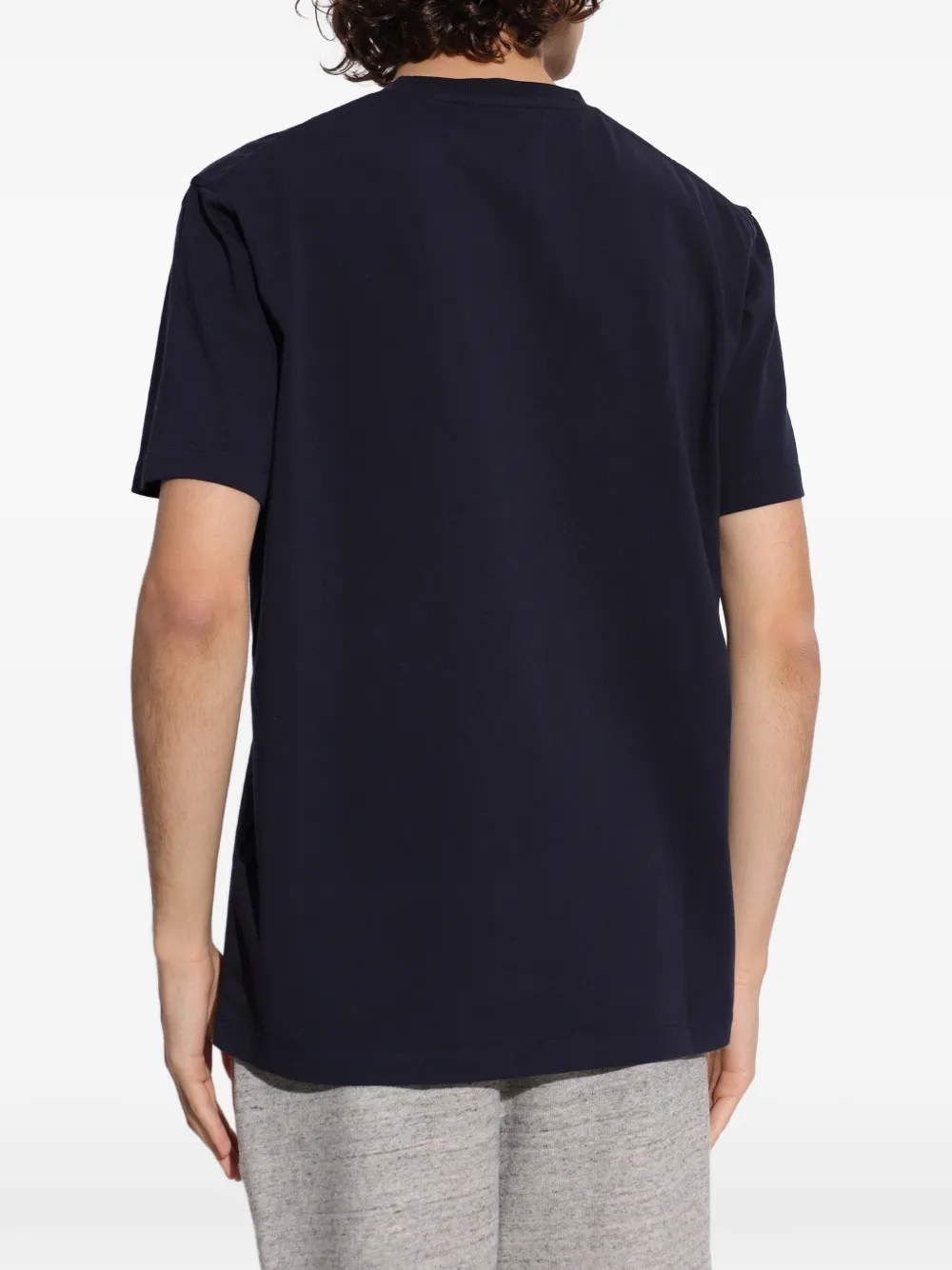 DSQUARED2 T-shirt met logoplakkaat Blauw