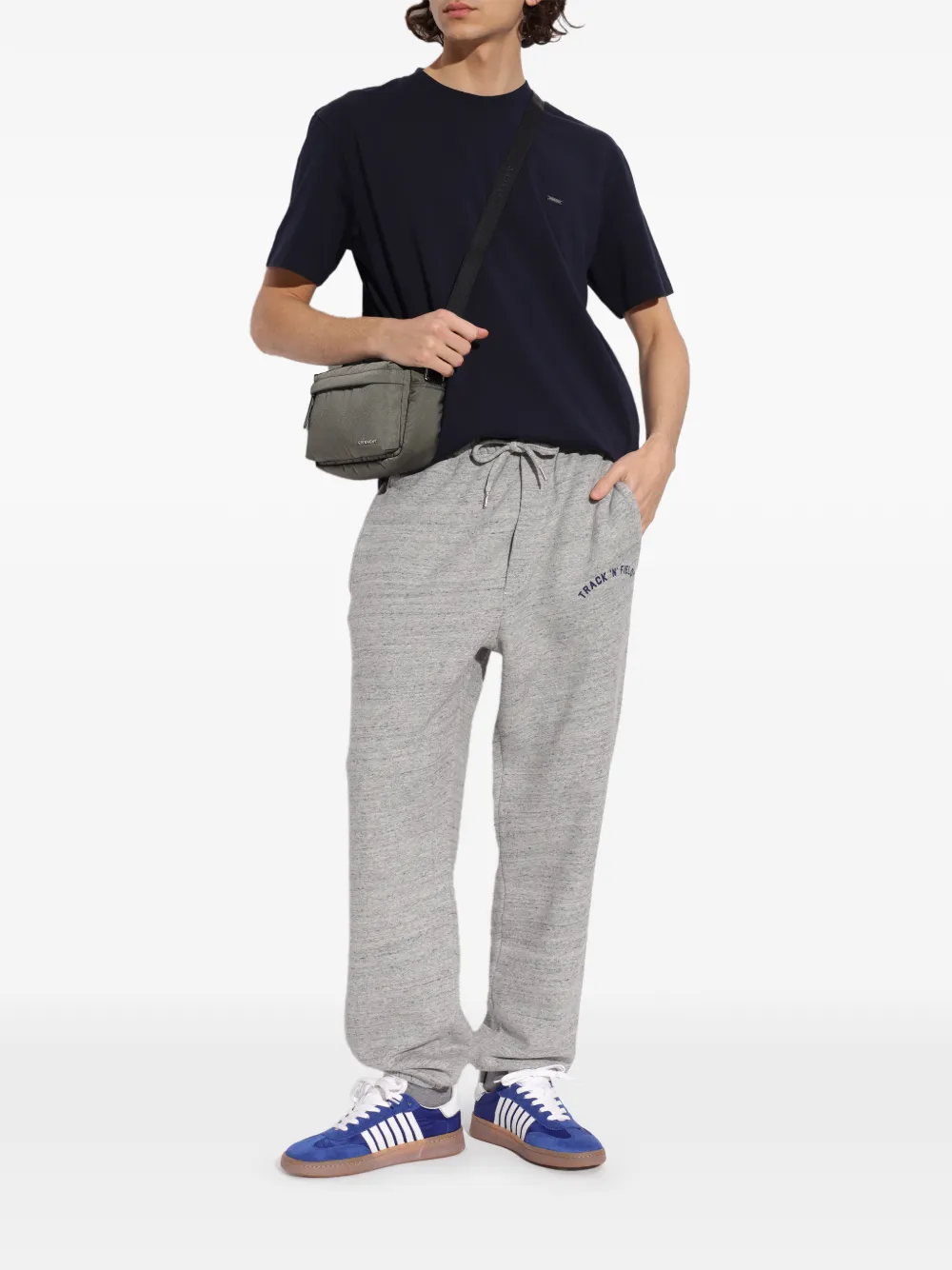 DSQUARED2 logo-plaque T-shirt - Blauw