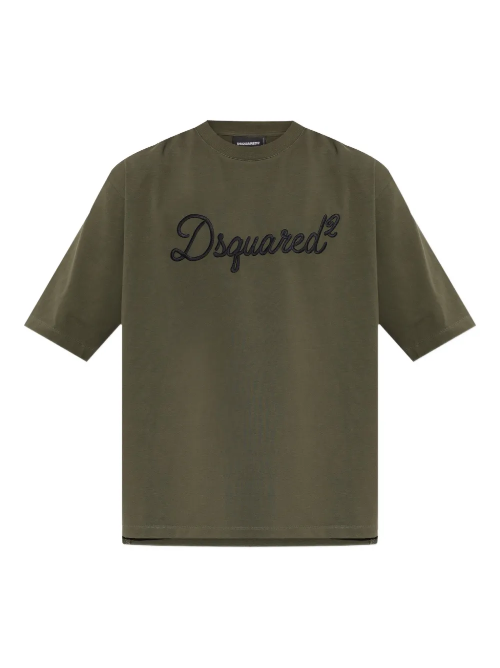 DSQUARED2 t-shirt brodé à col rond | vert | Image 1