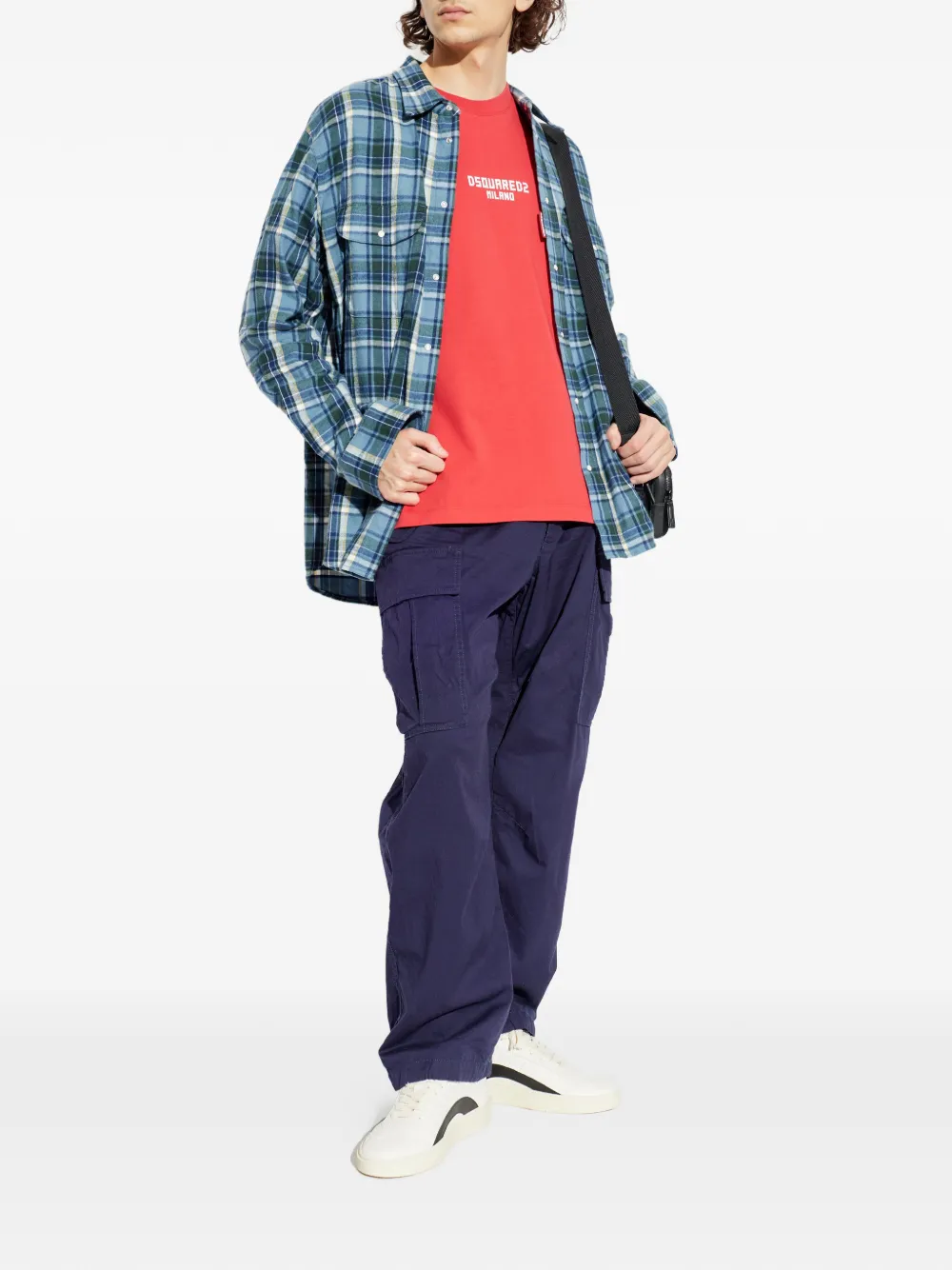 DSQUARED2 logo T-shirt - Rood