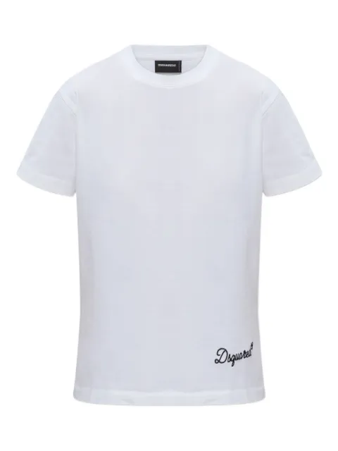 DSQUARED2 playera con cuello redondo