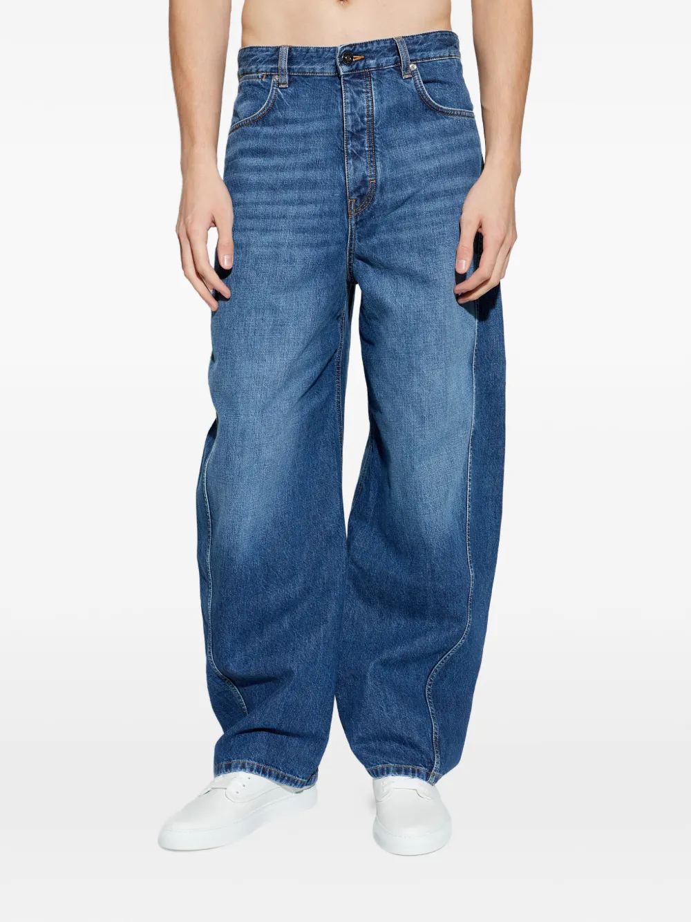  Givenchy Wide-leg Jeans - Blue 