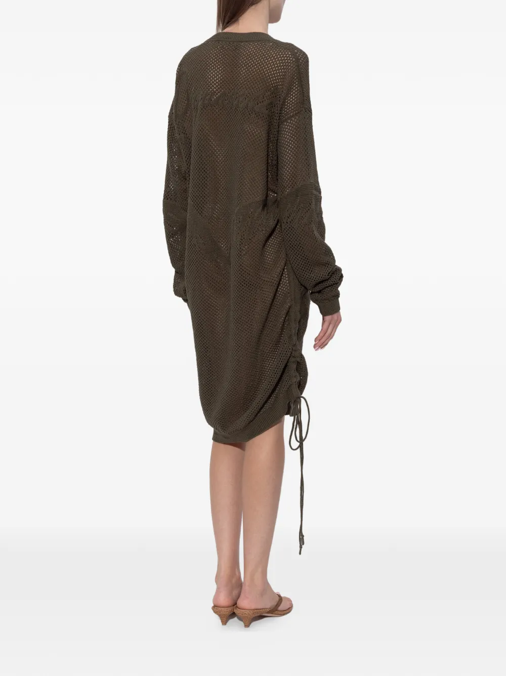 DSQUARED2 Mini-jurk met trekkoord Groen