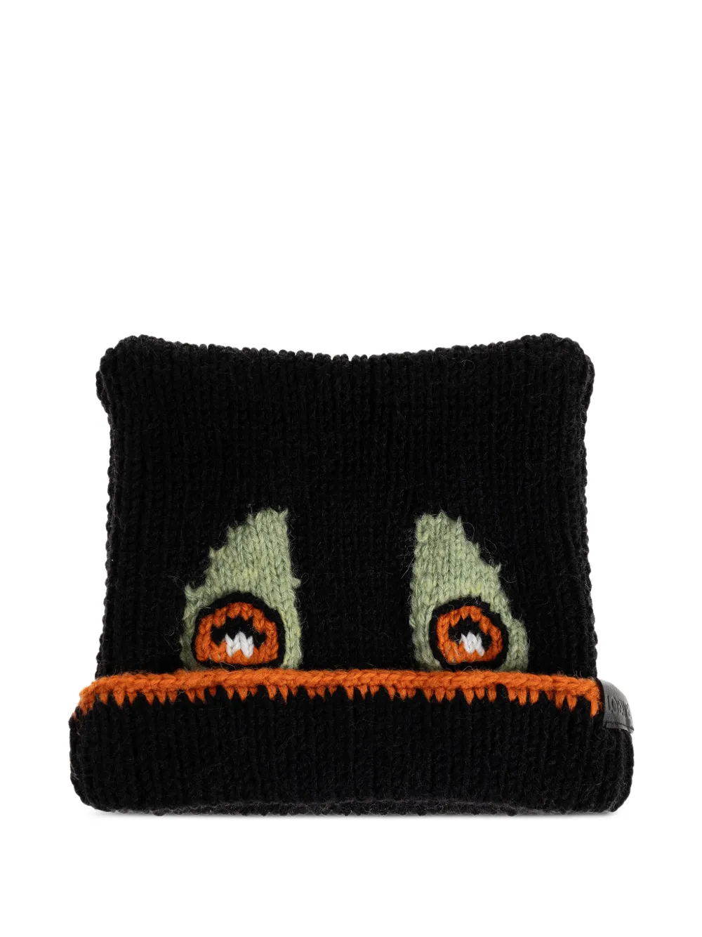 LOEWE eyes beanie hat - Nero