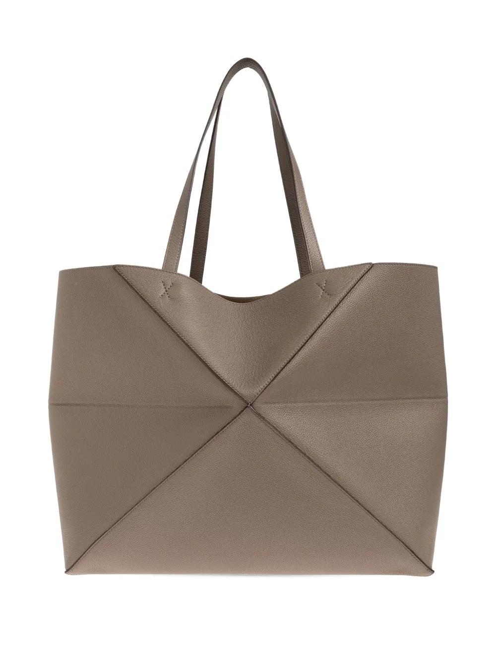 LOEWE medium Puzzle Fold tote bag - Marrone