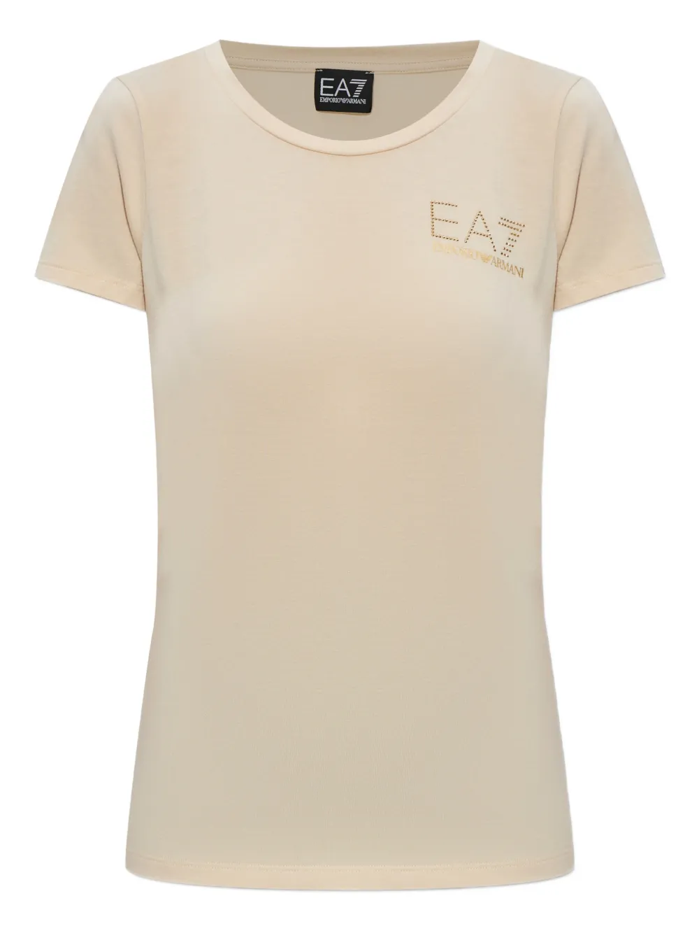 Ea7 Emporio Armani logo T-shirt - Toni neutri