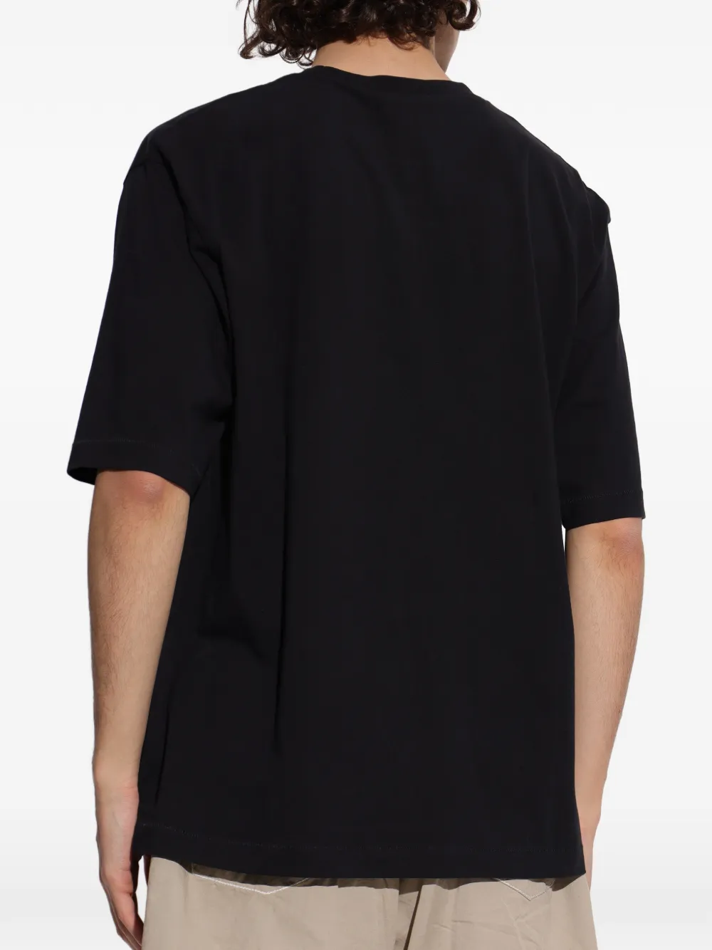 DSQUARED2 Rebels ruimvallend T-shirt Zwart
