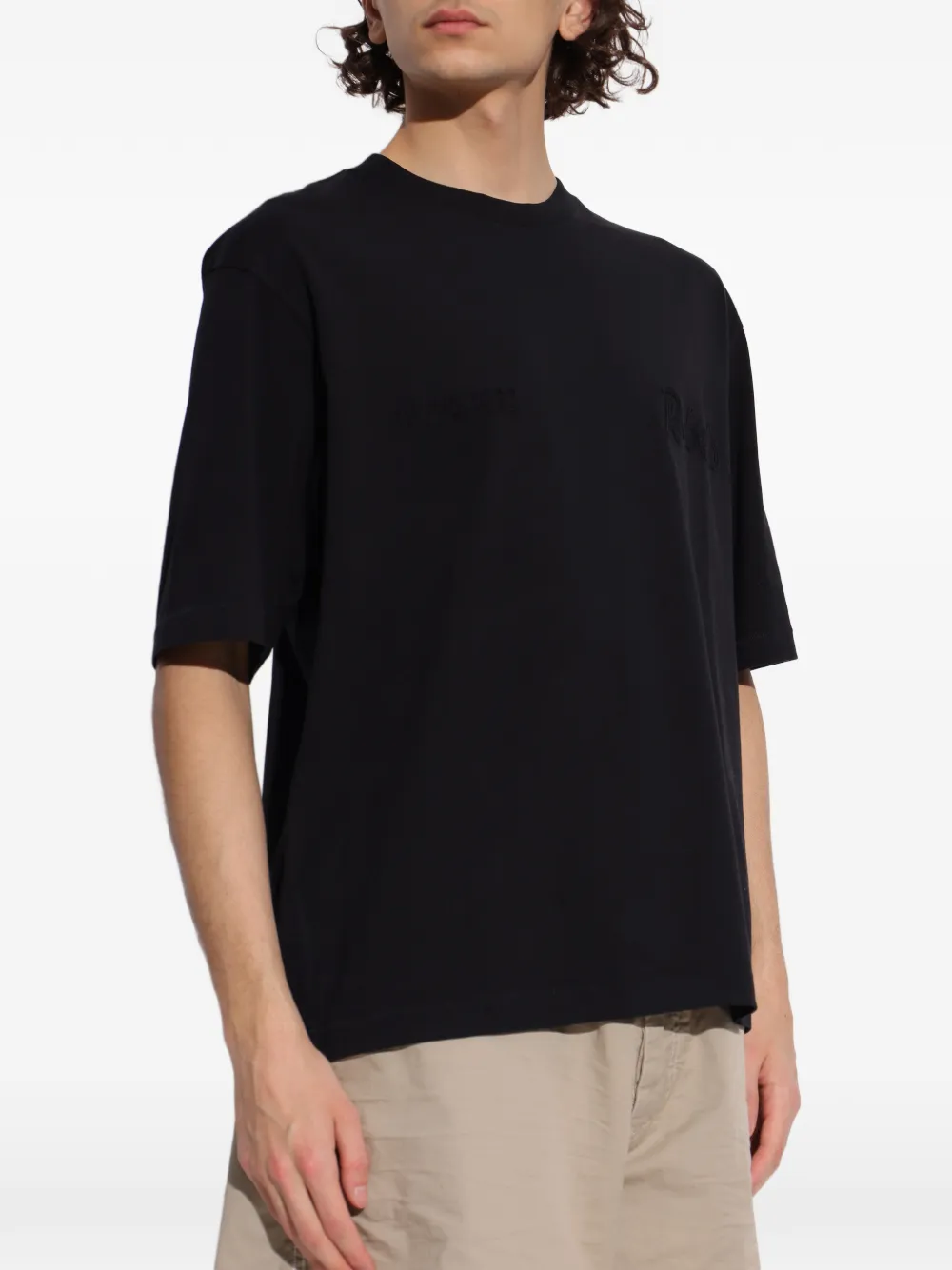 DSQUARED2 Rebels ruimvallend T-shirt Zwart