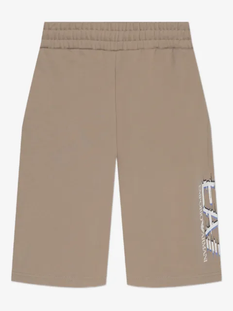 Ea7 Emporio Armani logo track shorts