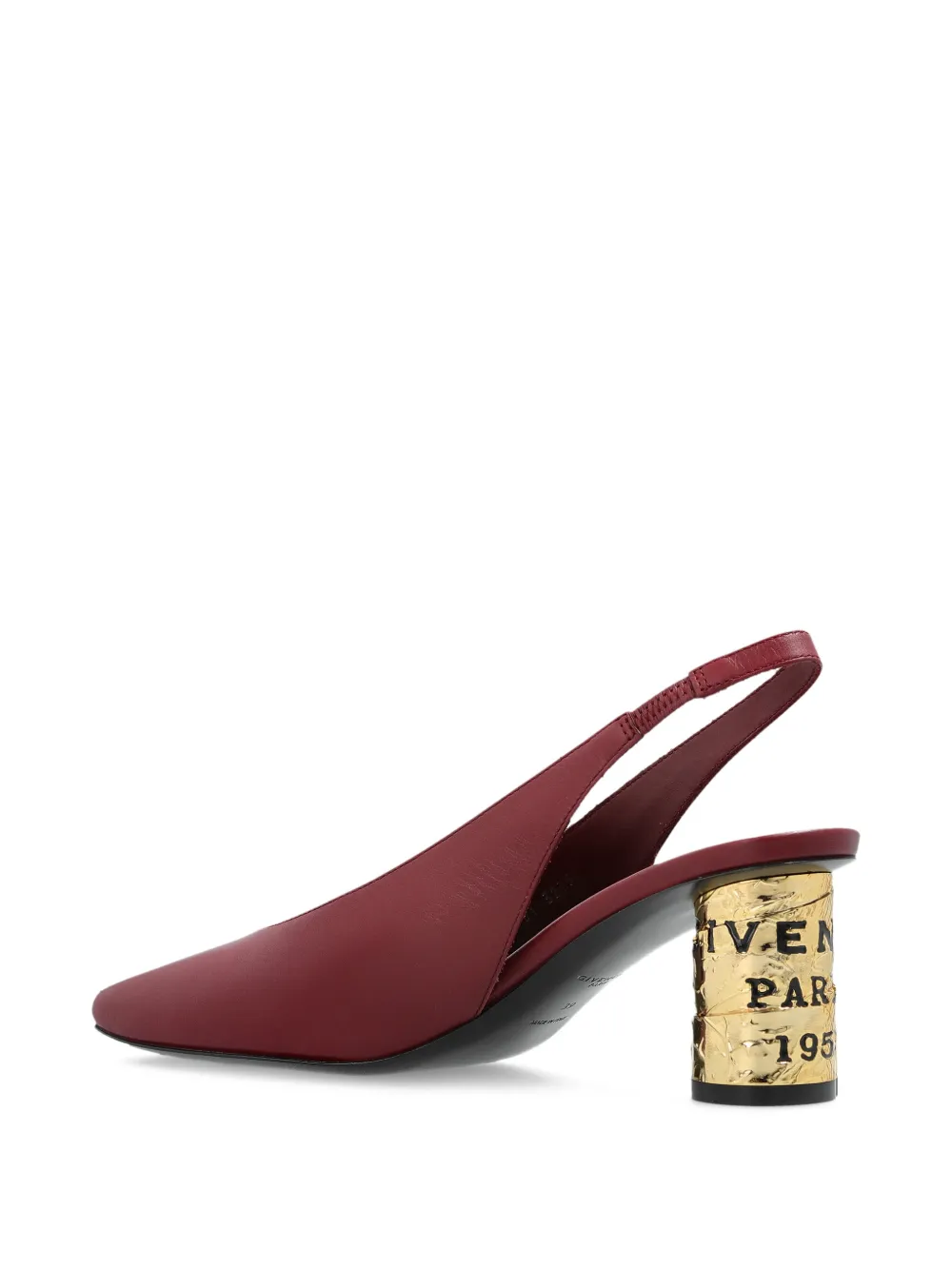 Givenchy Slingback pumps met vierkante neus Rood