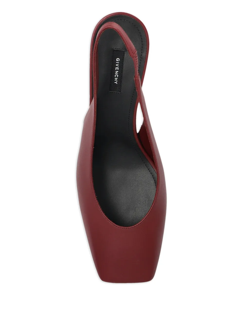 Givenchy Slingback pumps met vierkante neus Rood
