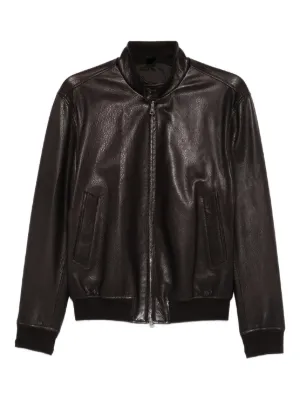 Brioniレザーブルゾン Brioni Leather Jacket | Black | FARFETCH