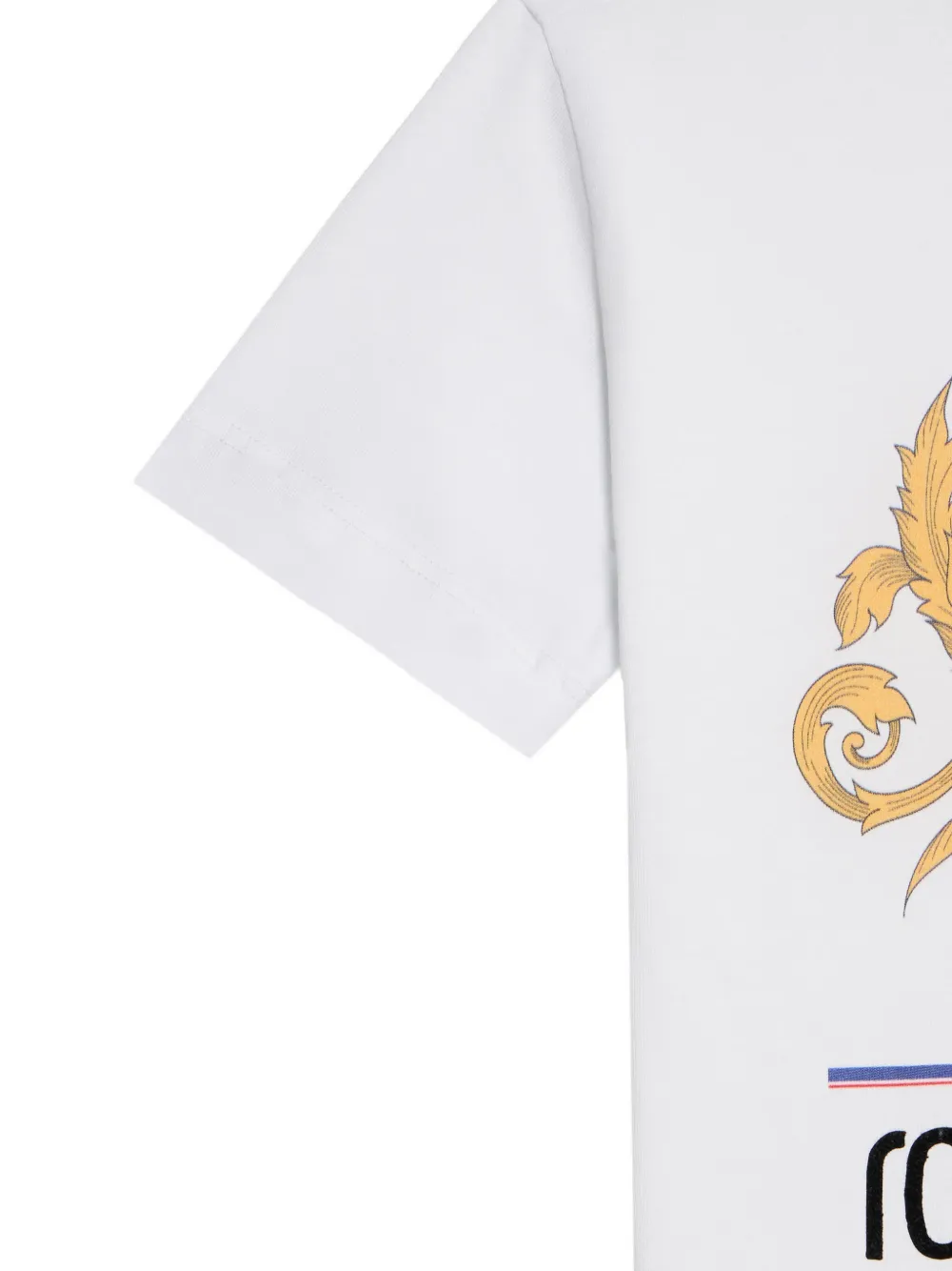 Roberto Cavalli Junior T-shirt met logoprint Wit