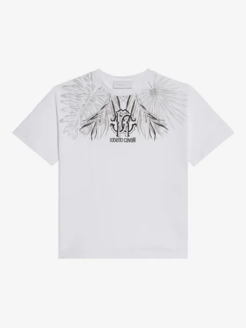 Roberto Cavalli Junior T-shirt med logotryk