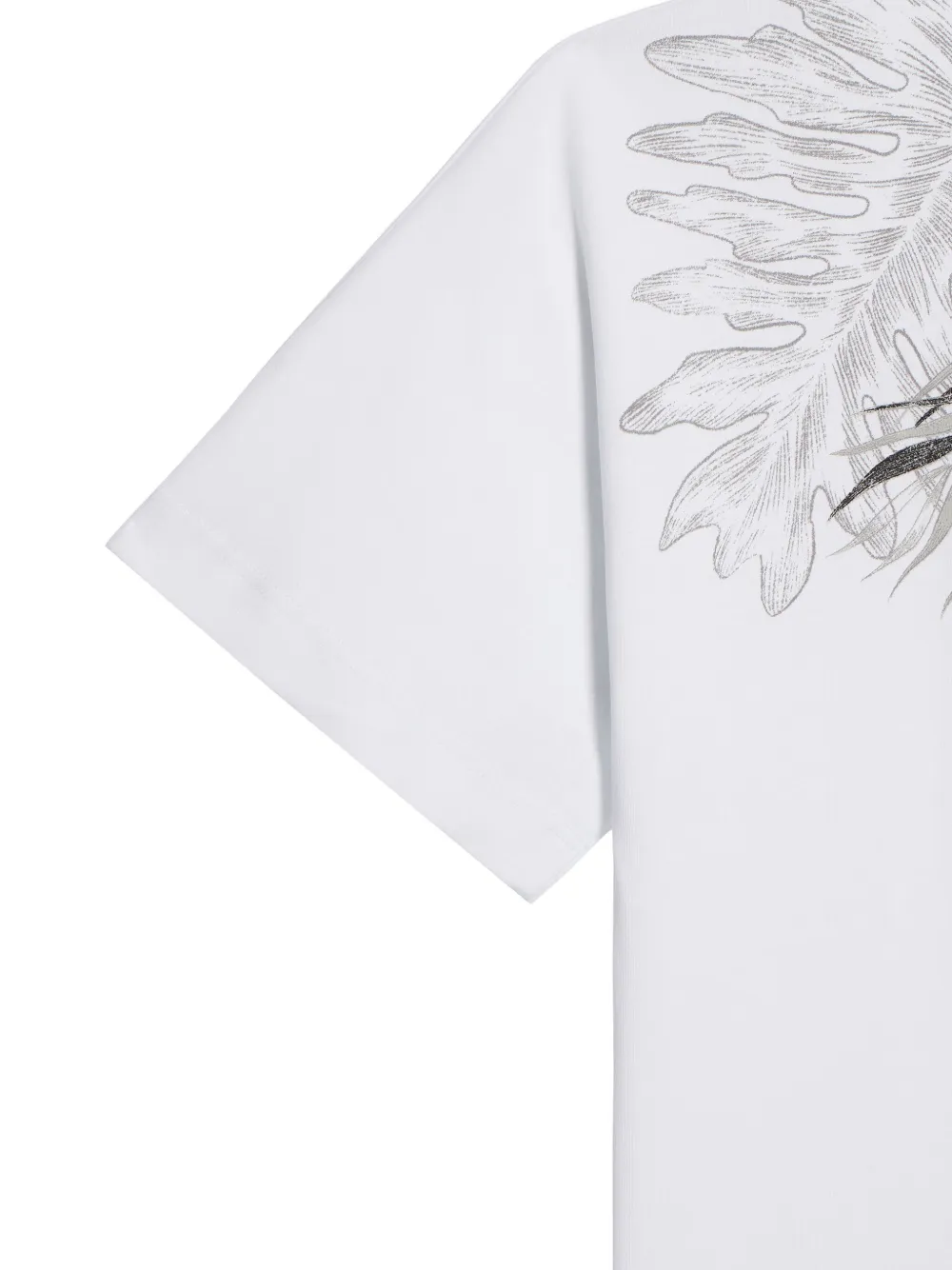 Roberto Cavalli Junior T-shirt met logoprint Wit