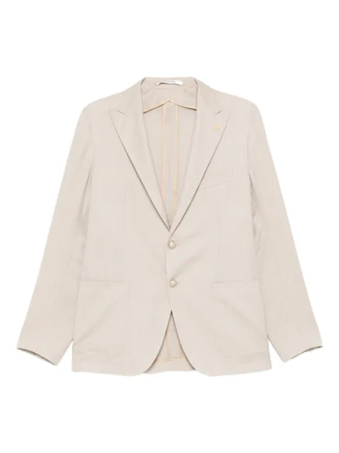 Tagliatore patch-pocket two-button blazer