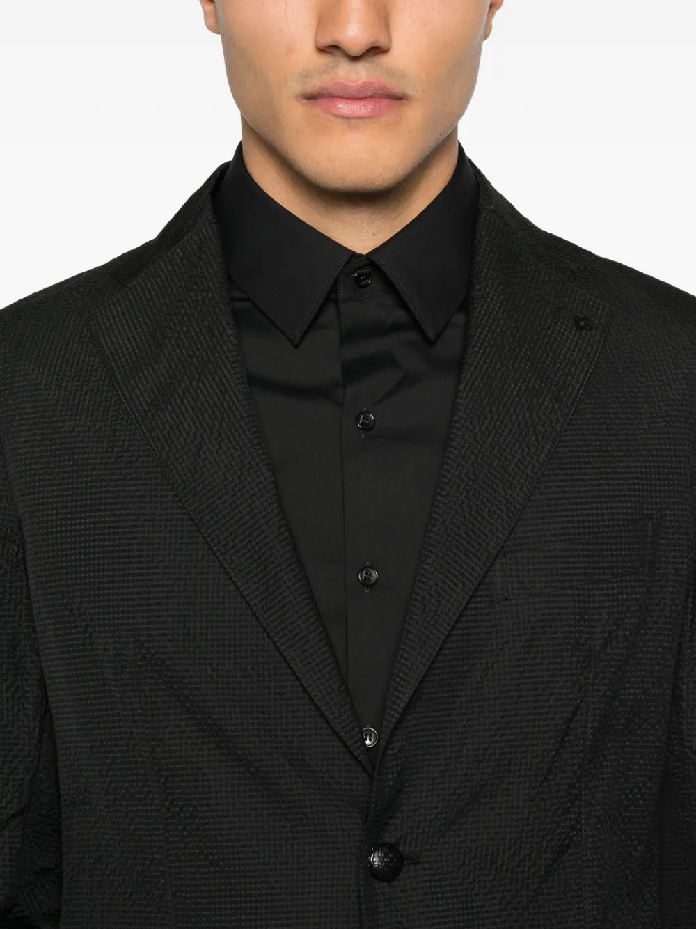 Tagliatore Blazer met textuur Zwart