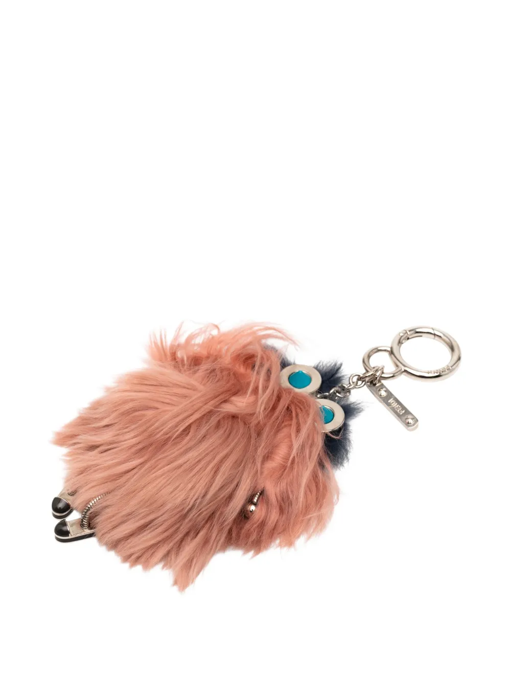 Fendi Pre-Owned 2000-2025 Mink Teen Witches Bag Charm key chain - Rosa