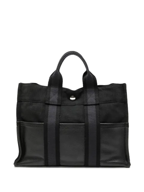 Hermès Pre-Owned 1990-2000 Canvas and Leather Fourre Tout PM tote bag