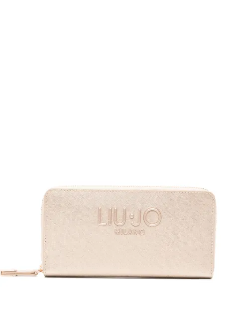 LIU JO logo-embossed zip wallet