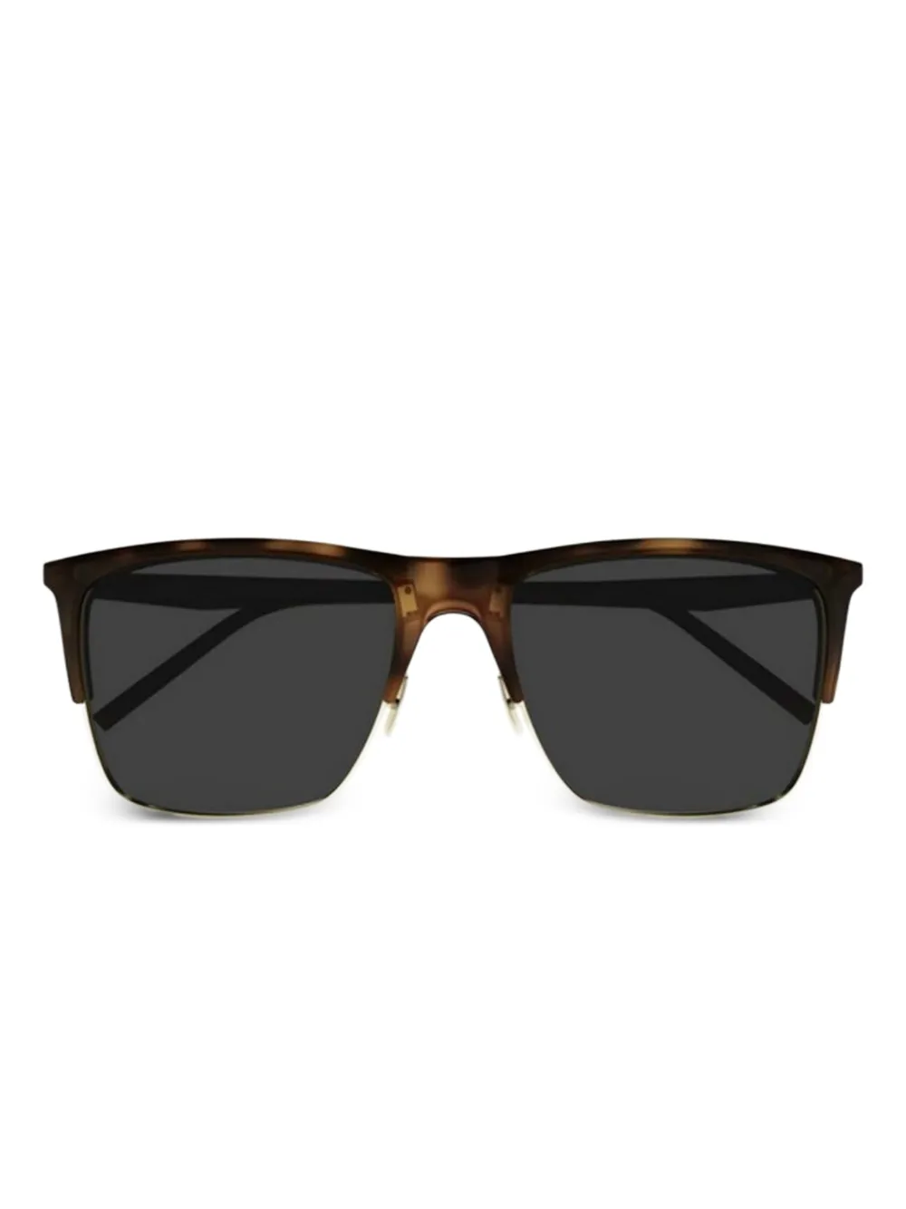 Saint Laurent Eyewear Occhiali da sole squadrati - Marrone