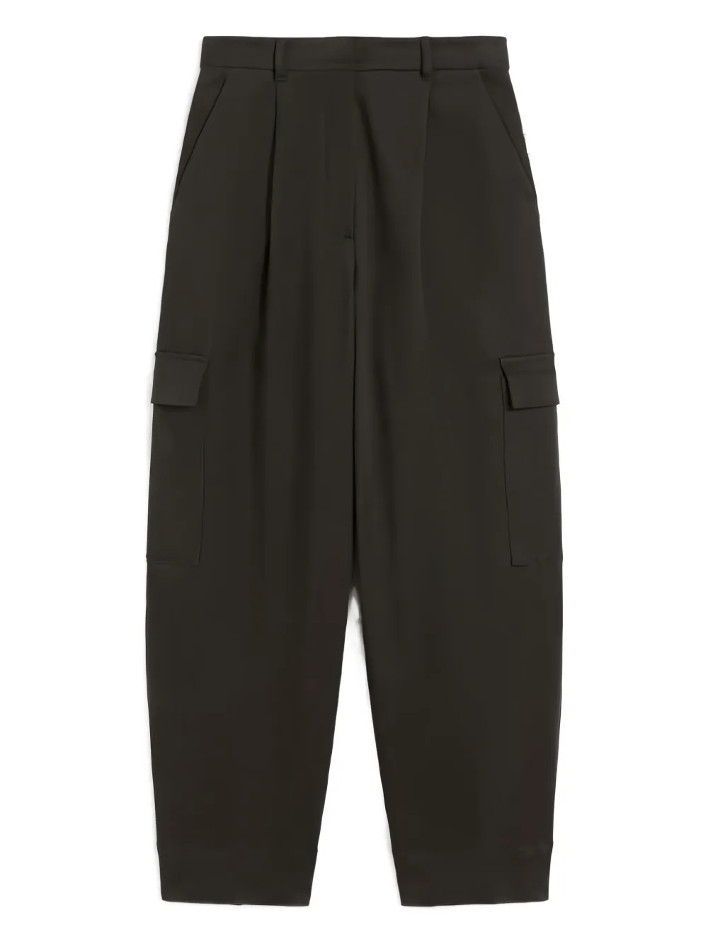 'S Max Mara drill cargo trousers - Verde