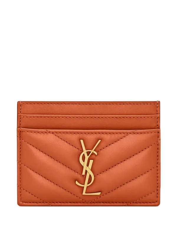 Saint Laurent カサンドラ 財布 | オレンジ | FARFETCH JP